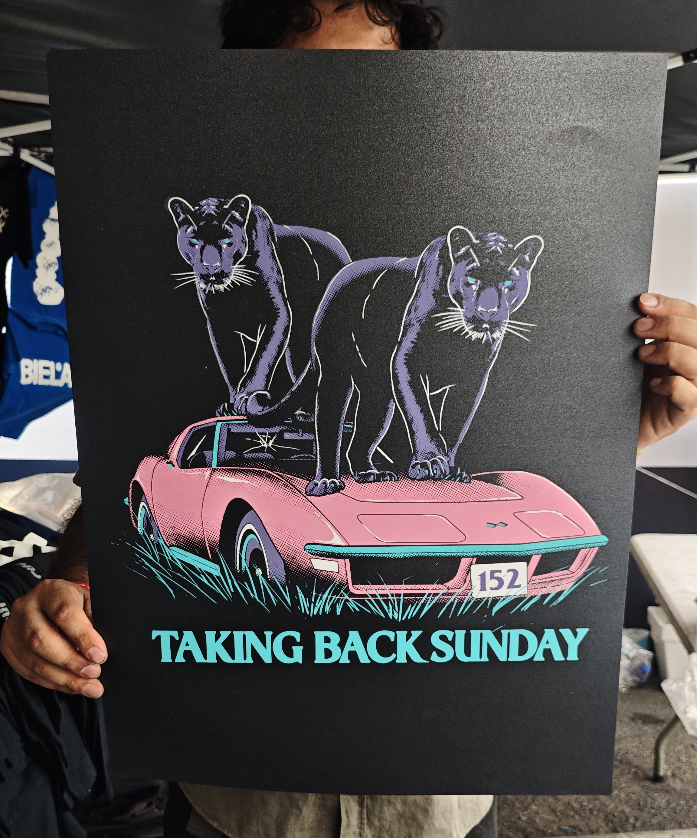 Panther Car Poster